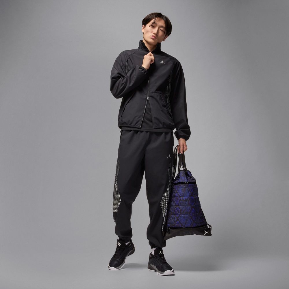 JORDAN SPORT JAM WARM-UP JACKET BLACK METALLIC SILVER 품절 HF9885